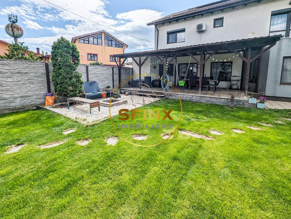 Casa individuala 5 camere teren 500mp Chiajna - sauna