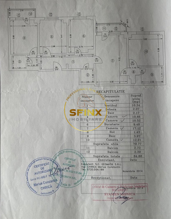 Apartament 4 Camere Calea Moșilor - metrou Obor 