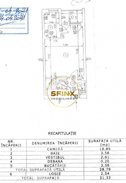 Garsoniera gata pentru mutare bloc 82