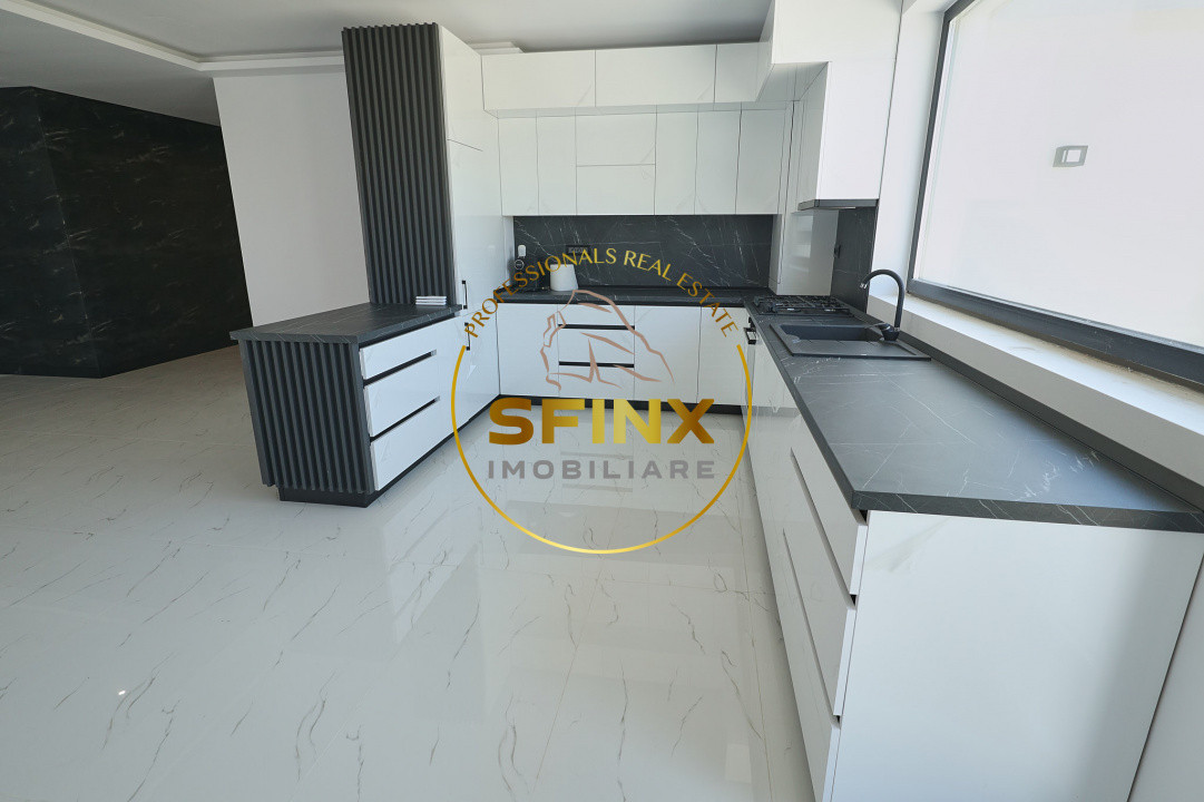 Penthouse premium cu terasa panoramica, 243 mp, bloc nou, 2 locuri de parcare