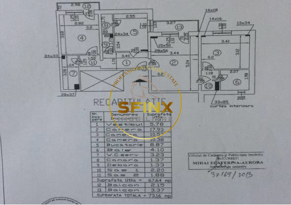 Apartament de 3 camere de vanzare zona Mosilor- Sos Stefan cel Mare