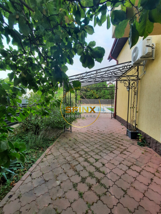 Vila individuala cu piscina, aproape de British School, strada foarte linistita
