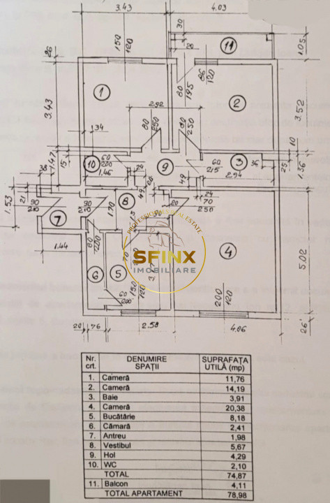 APARTAMENT DE 3 CAMERE DE VANZARE -13 SEPTEMBRIE