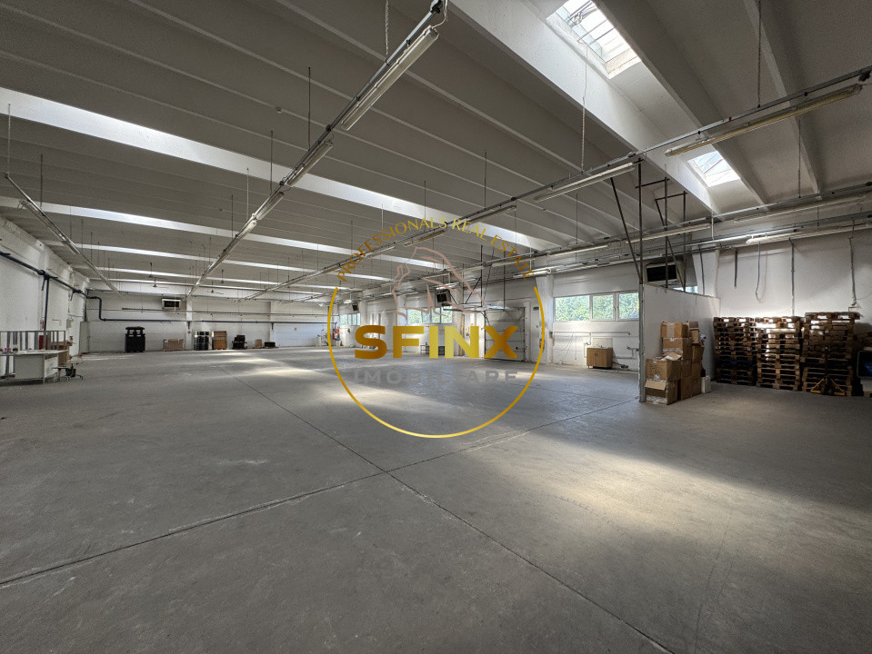 Spațiu industrial modern, 15.000 mp teren + 5.300 mp construiți, DN1A