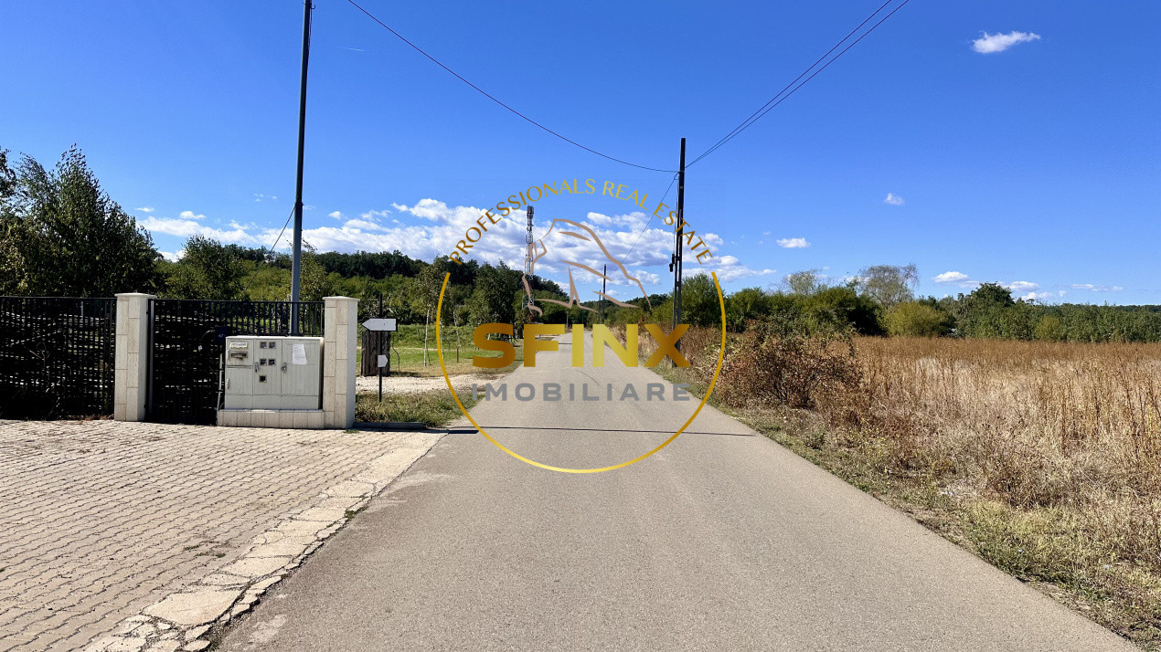 Corbeanca 5000 mp, deschidere 22 m la Drum asfaltat, padure, utilitati la limita