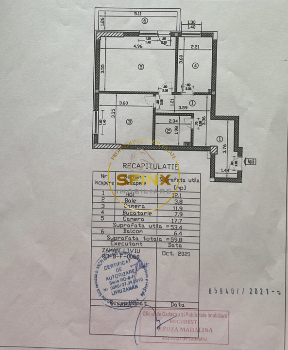 Apartament 2 camere Baicului - centrală termică proprie 