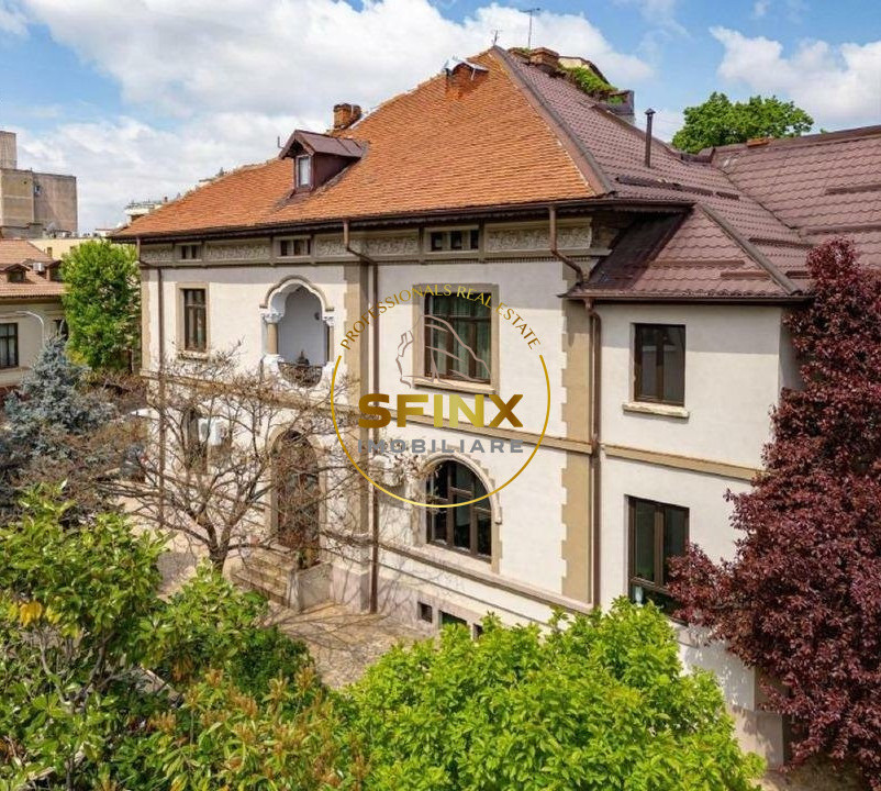Cismigiu, vila cu arhitectura superba, renovata, curte mare, parcare
