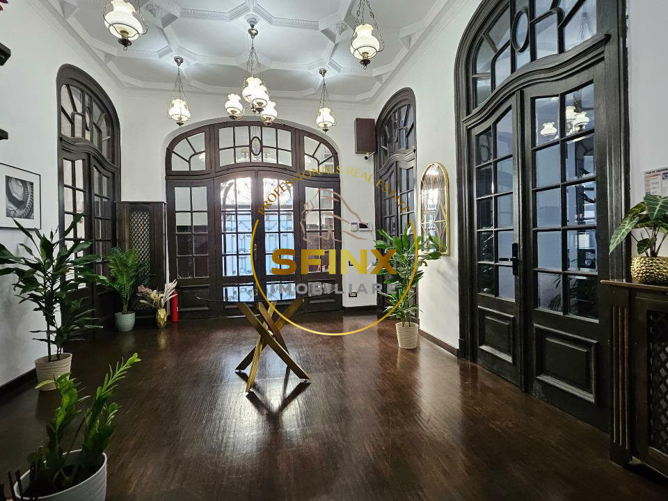 Cismigiu, vila cu arhitectura superba, renovata, curte mare, parcare