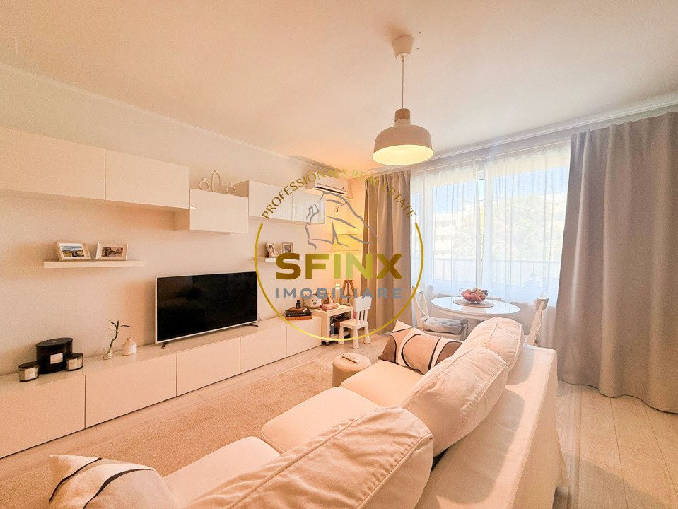 2 camere, apartament complet mobilat și utilat, boxa, Baicului