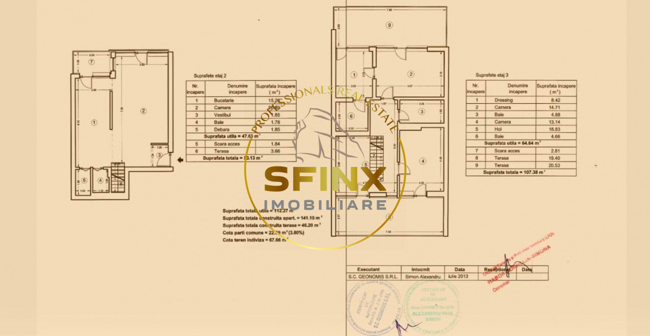 Duplex spatios cu 4 camere si terase generoase Doina Residence,Iancu Nicolae