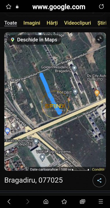 TEREN INTRAVILAN BRAGADIRU 5000mp| SOSEAUA ALEXANDRIEI | DESCHIDERE LA 2 STRAZI 