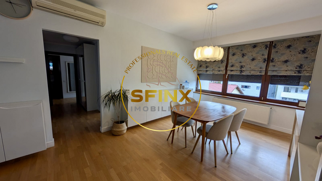 3 camere Aviatiei 110 mp, terasa, parcare subterana inclusa