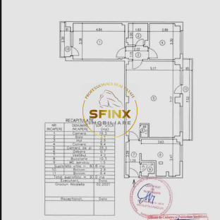 De vanzare apartament de 3 camere zona Stefan cel Mare-Lizeanu