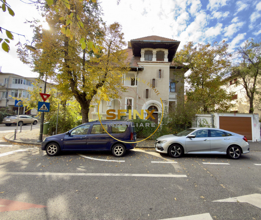 Vilă interbelică deosebită | 394 mp teren | 20 camere | Primăverii 
