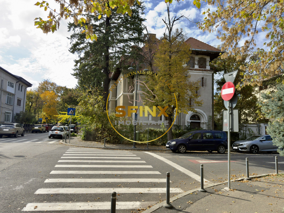 Vilă interbelică deosebită | 394 mp teren | 20 camere | Primăverii 