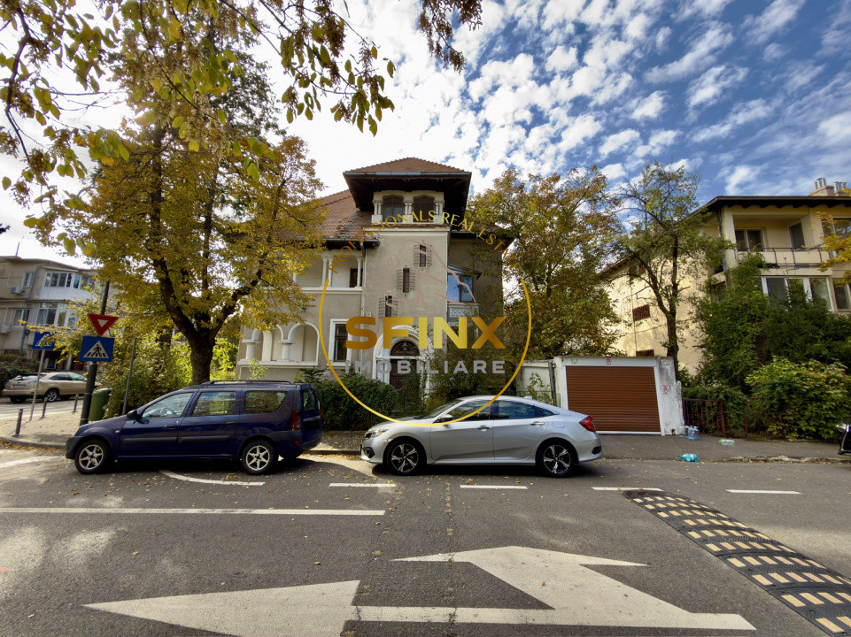 Vilă interbelică deosebită | 394 mp teren | 20 camere | Primăverii 