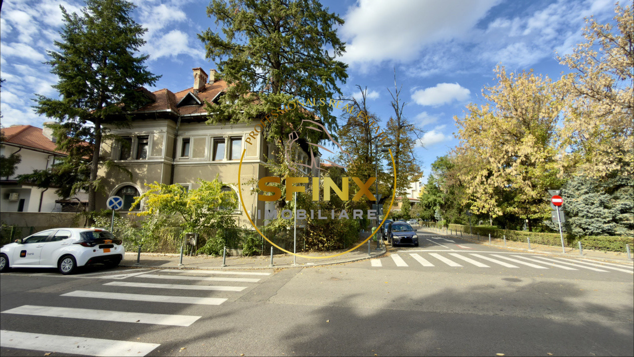 Vilă interbelică deosebită | 394 mp teren | 20 camere | Primăverii 