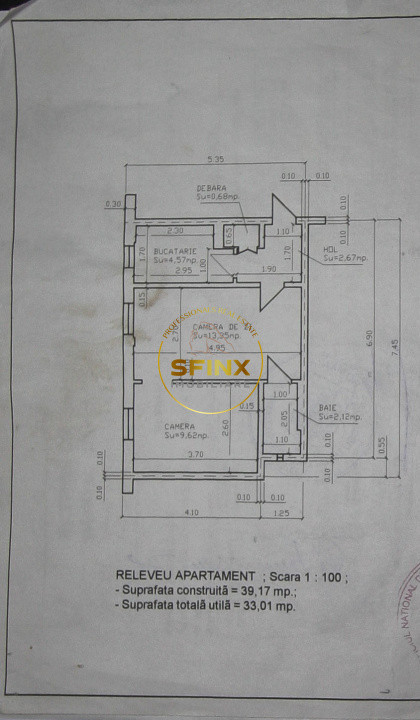 Garsoniera dubla situata ultracentral