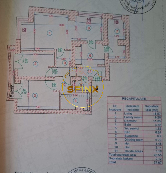 Apartament 3 camere etaj 2 | 78mp Aleea Alexandru|bloc boutique cu lift