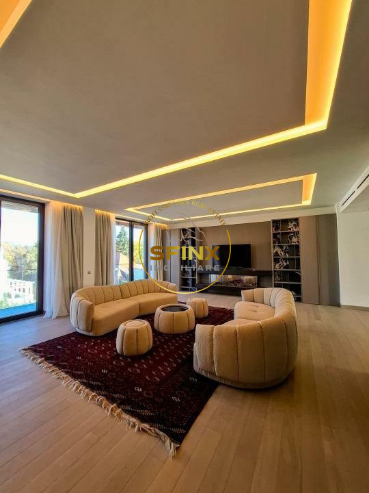 Kiseleff, 5 room apartment, 241 sqm usable area, 67sqm terrace, 2 parking lots