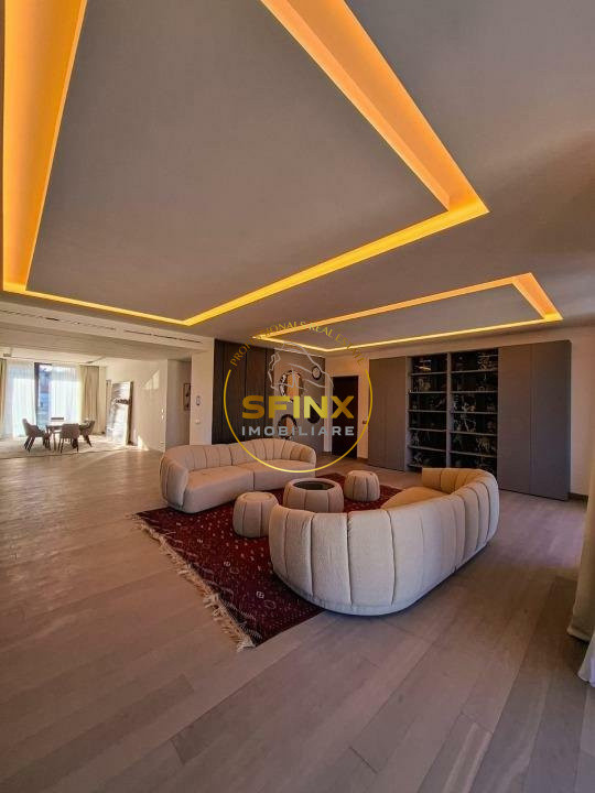 Kiseleff, 5 room apartment, 241 sqm usable area, 67sqm terrace, 2 parking lots