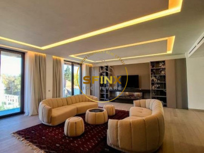 Kiseleff, 5 room apartment, 241 sqm usable area, 67sqm terrace, 2 parking lots