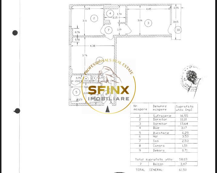 De vanzare apartament 3 camere Stefan cel Mare -Bucur Obor 