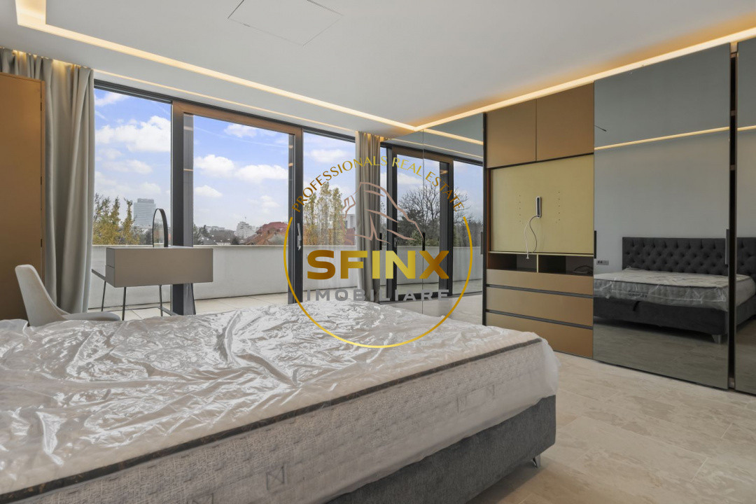 Kiseleff, 4 room penthouse with roof terrace, panoramic view, pet friendly