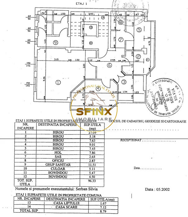 SPATIU COMERCIAL/BIROURI | DOMENII | 100MP | ETAJ 1 | 