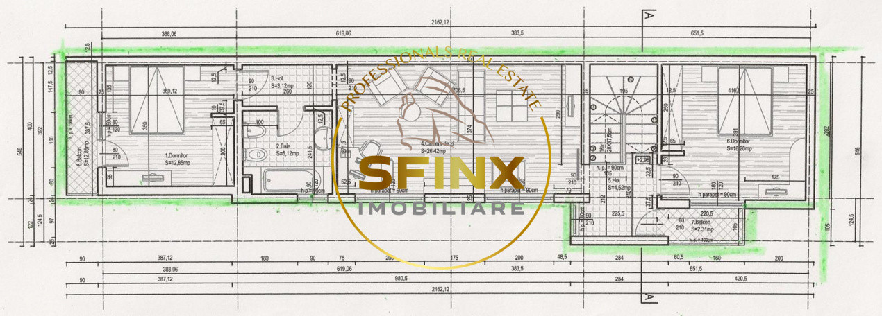 Spatiu birou in vila Foisorul de Foc 4 camere 100mp