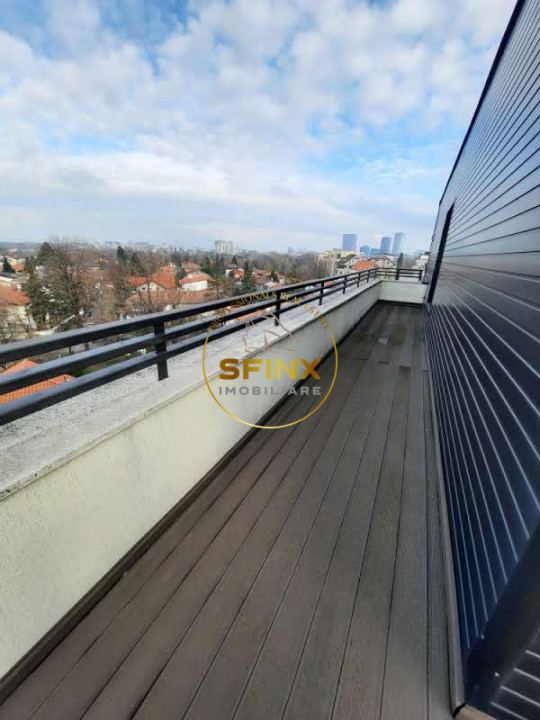 Primaverii, full of light, 255sqm duplex, large terraces, panoramic views