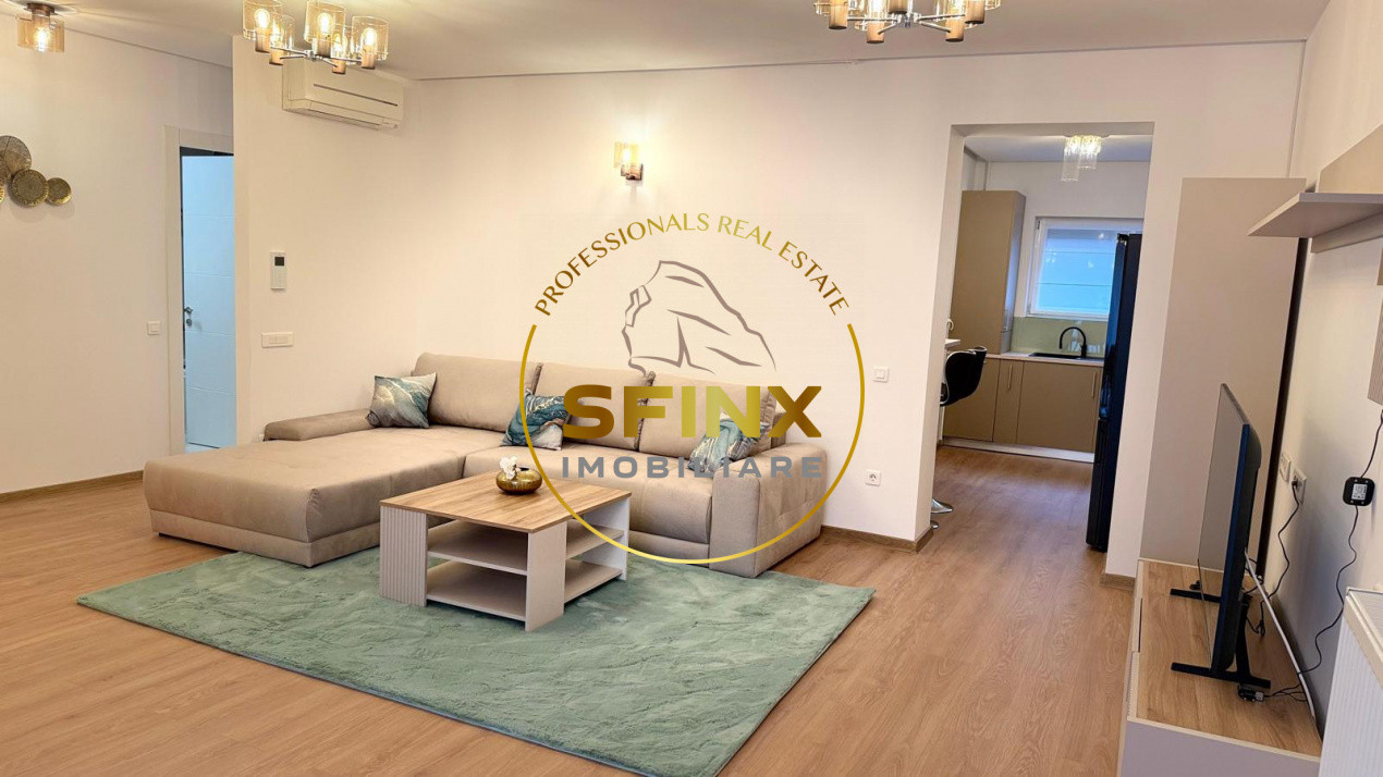 Floreasca Residence, first rental, 3 rooms, ground floor with 37 sqm terrace