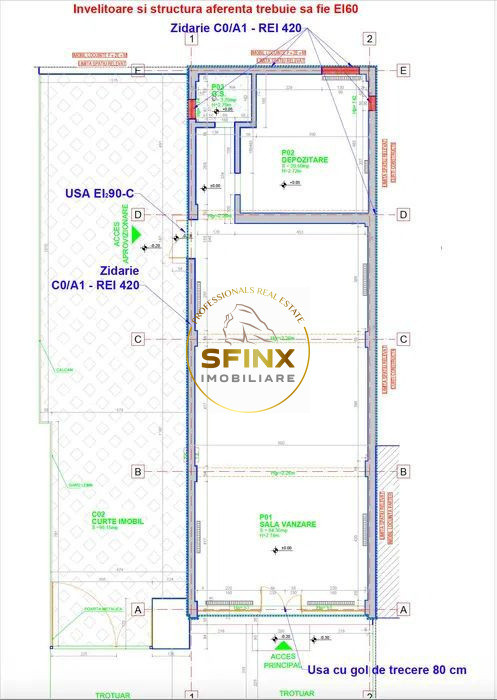 SPATIU COMERCIAL | PARTER | STRADAL | TEI | 106 MP 