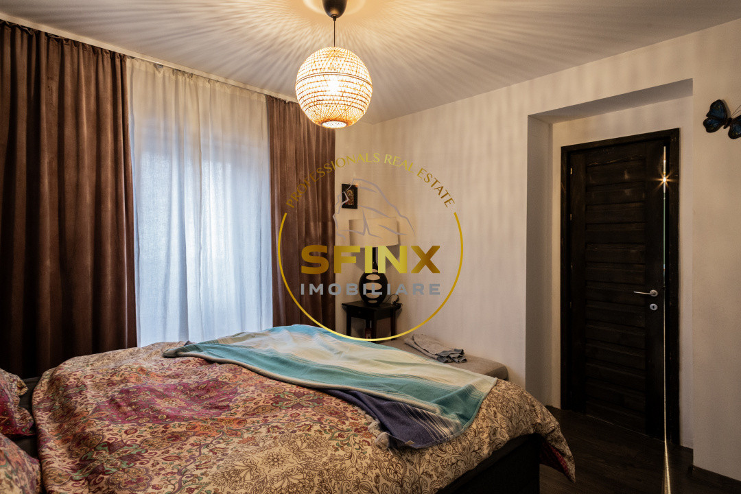 6 camere, 200 mp, P+1+M, curte proprie, centrala termica, pivnita