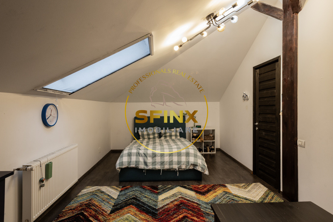 6 camere, 200 mp, P+1+M, curte proprie, centrala termica, pivnita