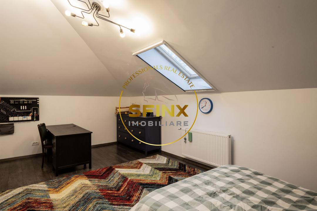 6 camere, 200 mp, P+1+M, curte proprie, centrala termica, pivnita