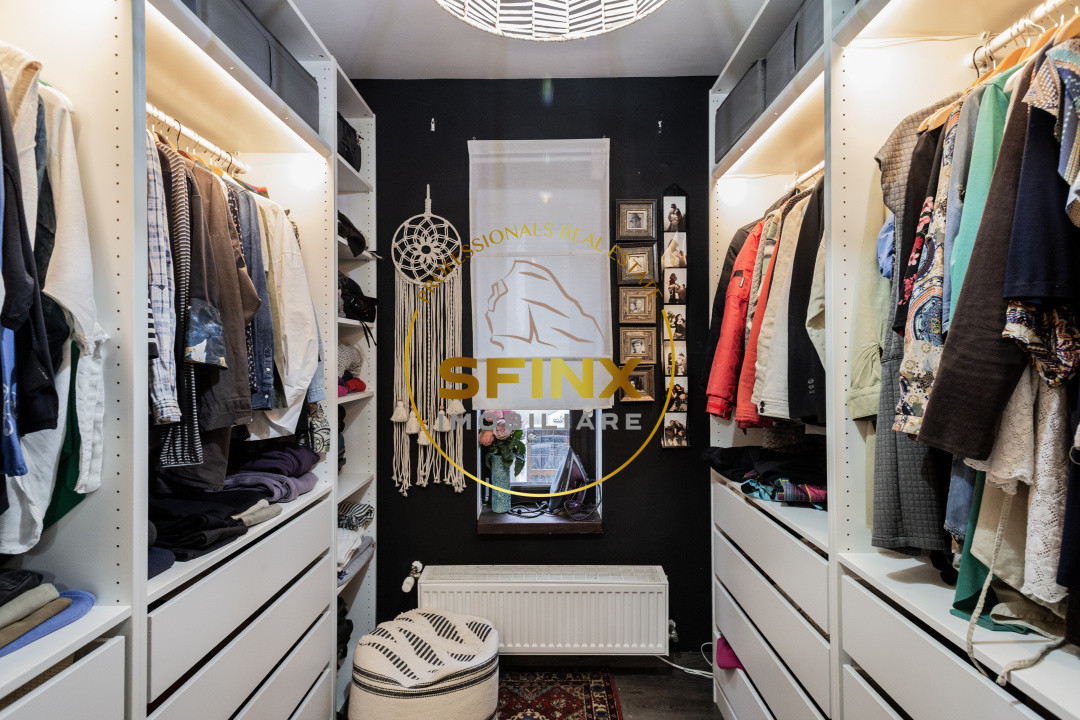 6 camere, 200 mp, P+1+M, curte proprie, centrala termica, pivnita