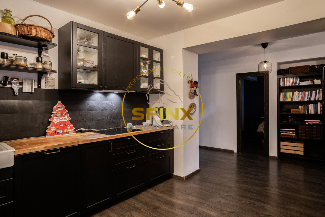 6 camere, 200 mp, P+1+M, curte proprie, centrala termica, pivnita