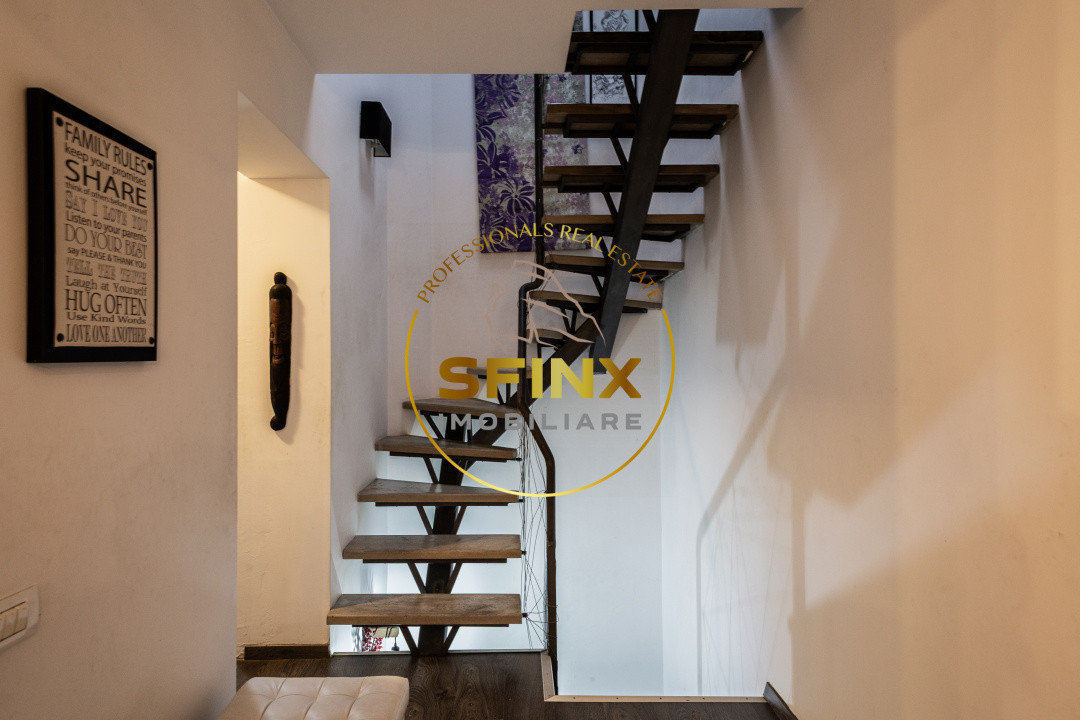 6 camere, 200 mp, P+1+M, curte proprie, centrala termica, pivnita