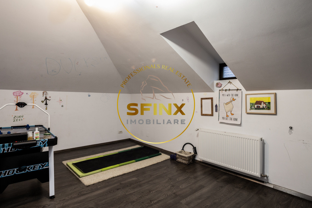 6 camere, 200 mp, P+1+M, curte proprie, centrala termica, pivnita