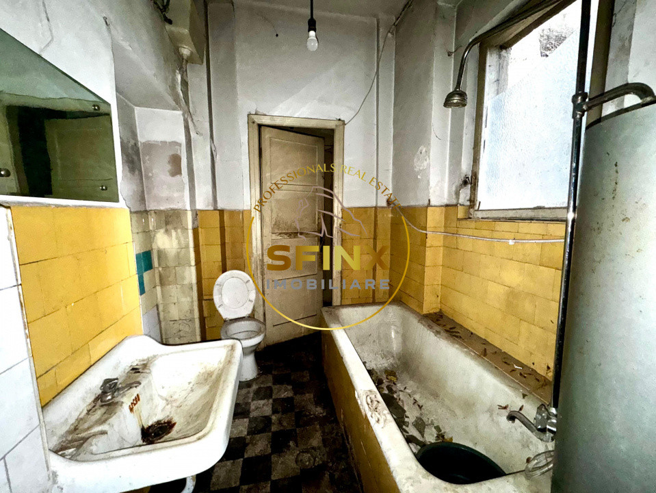 3 camere Dorobanti - Roma, Parter, ideal investitie, nerenovat