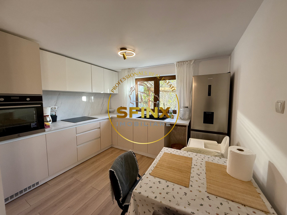 Casa moderna 5 camere Drajna de Sus,  teren generos si pomi fructiferi