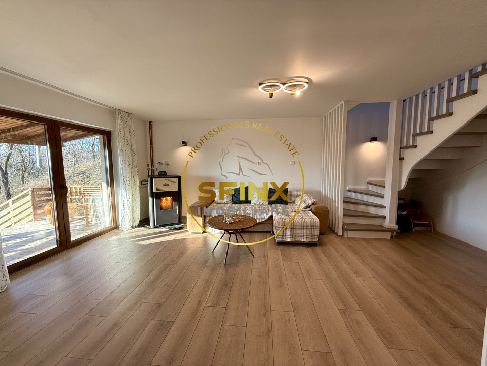 Casa moderna 5 camere Drajna de Sus,  teren generos si pomi fructiferi