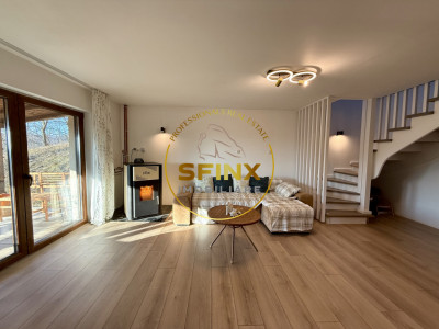 Casa moderna 5 camere Drajna de Sus,  teren generos si pomi fructiferi