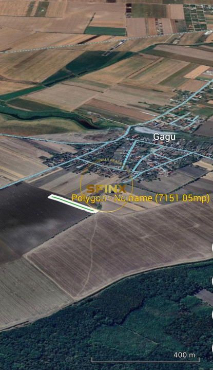 Teren extravilan de vanzare – Moara Vlasiei, Gagu, Ilfov – 7.151 mp