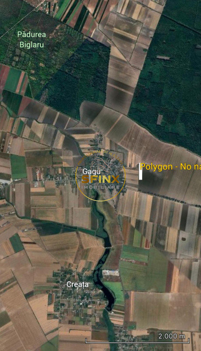 Teren extravilan de vanzare – Moara Vlasiei, Gagu, Ilfov – 7.151 mp