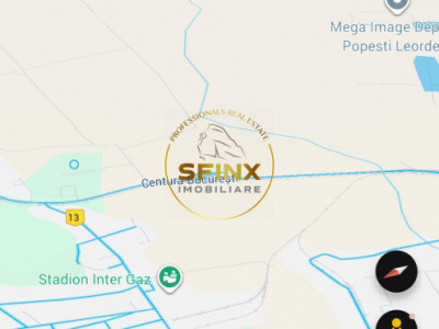 Teren intravilan Glina, Ilfov – 10750 mp, langa depozitele Megaimage, A0