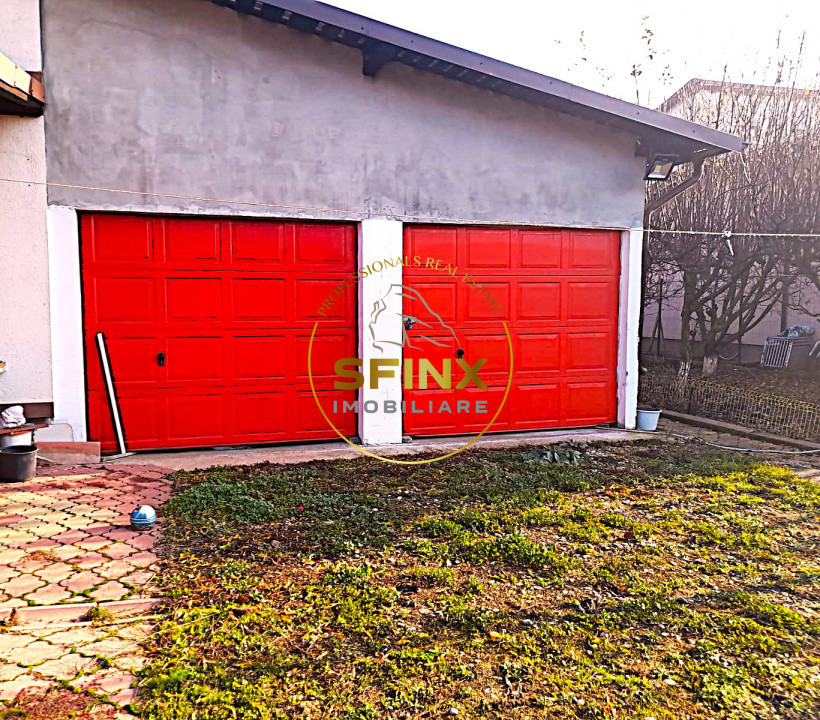 5 camere, 4 locuri parcare in garaj-vila cocheta Balotesti 