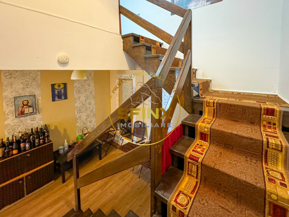 5 camere, 4 locuri parcare in garaj-vila cocheta Balotesti 