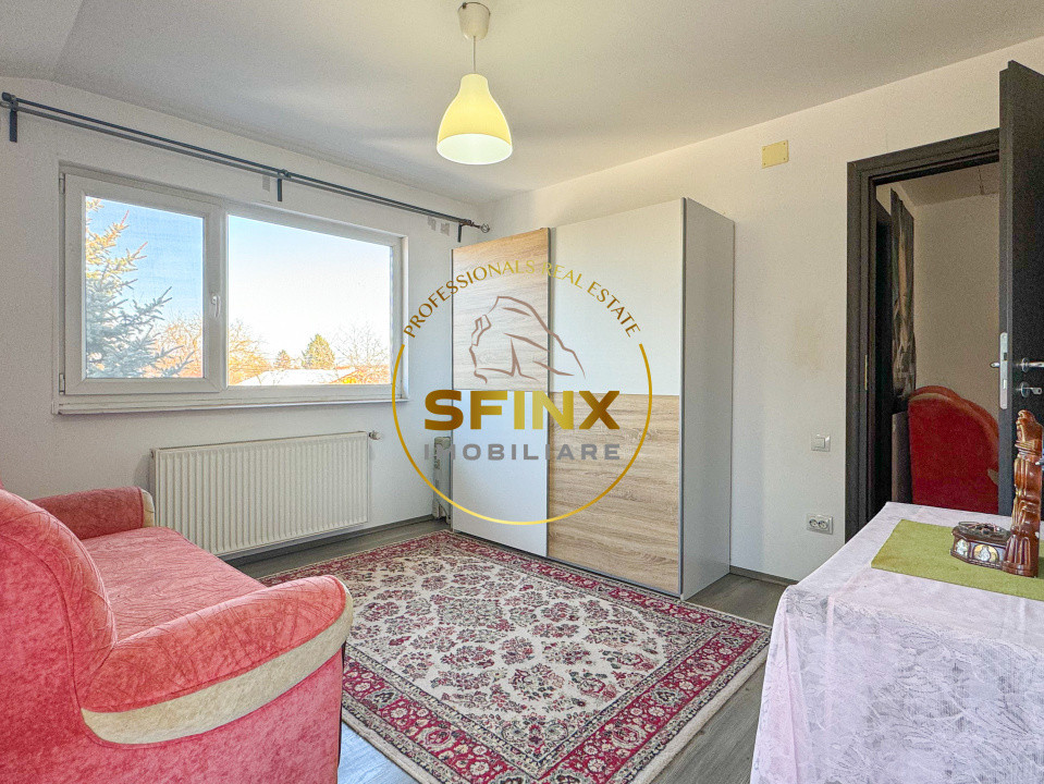 5 camere, 4 locuri parcare in garaj-vila cocheta Balotesti 